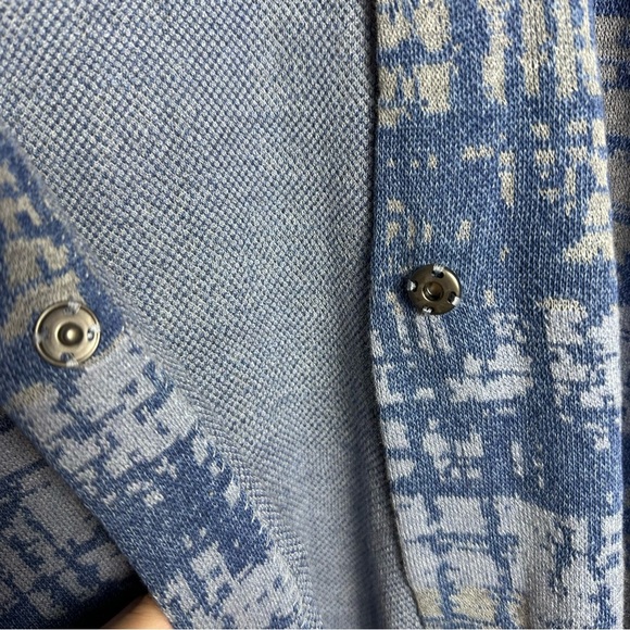 J. Jill Pure Jill Indigo Artisanal Open Cardigan sz 1X - Picture 5 of 12